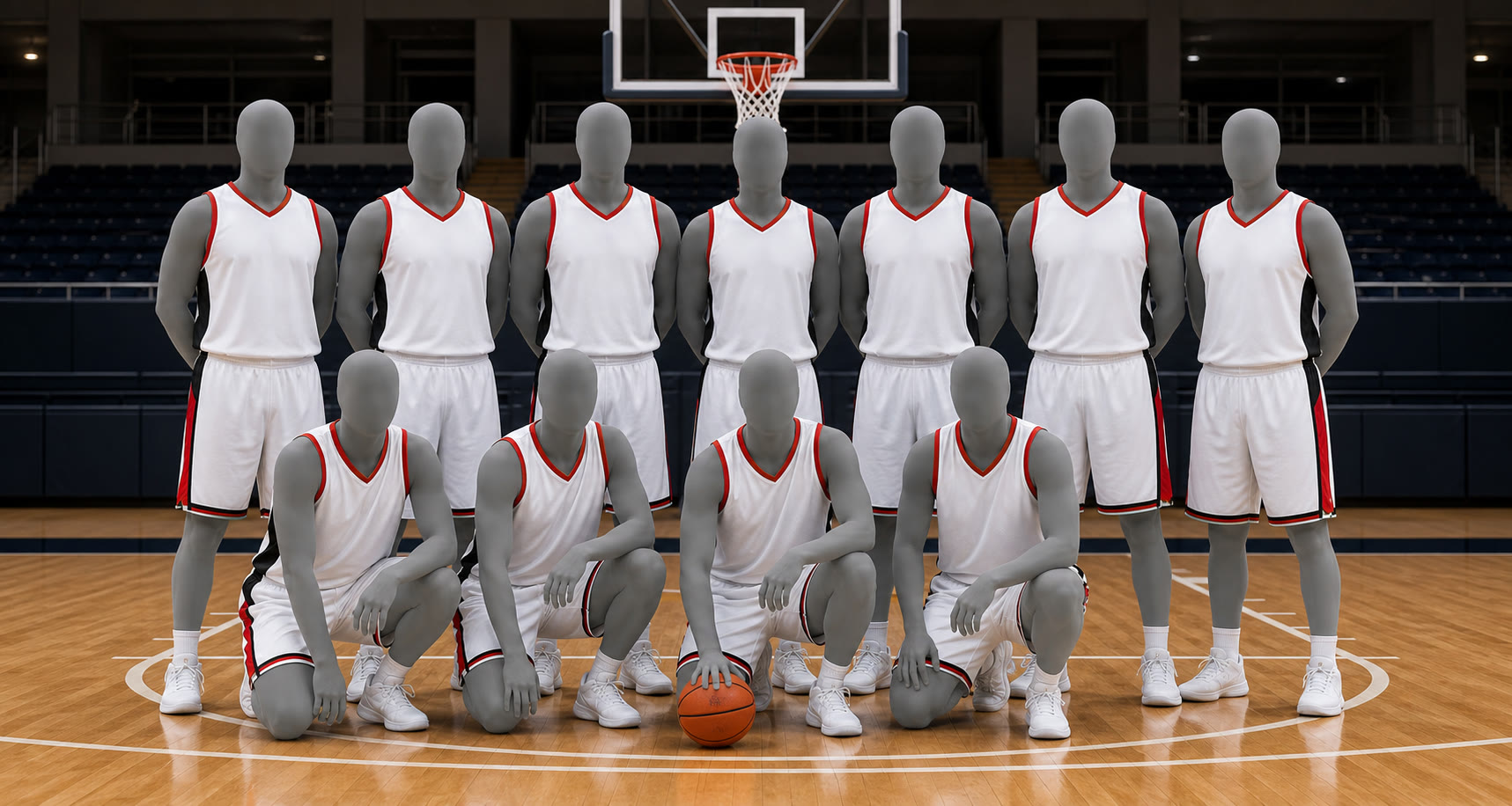 Anonymisiertes Dummy-Teambild 2. Herren Mellendorfer TV Basketball 2026 / 2027